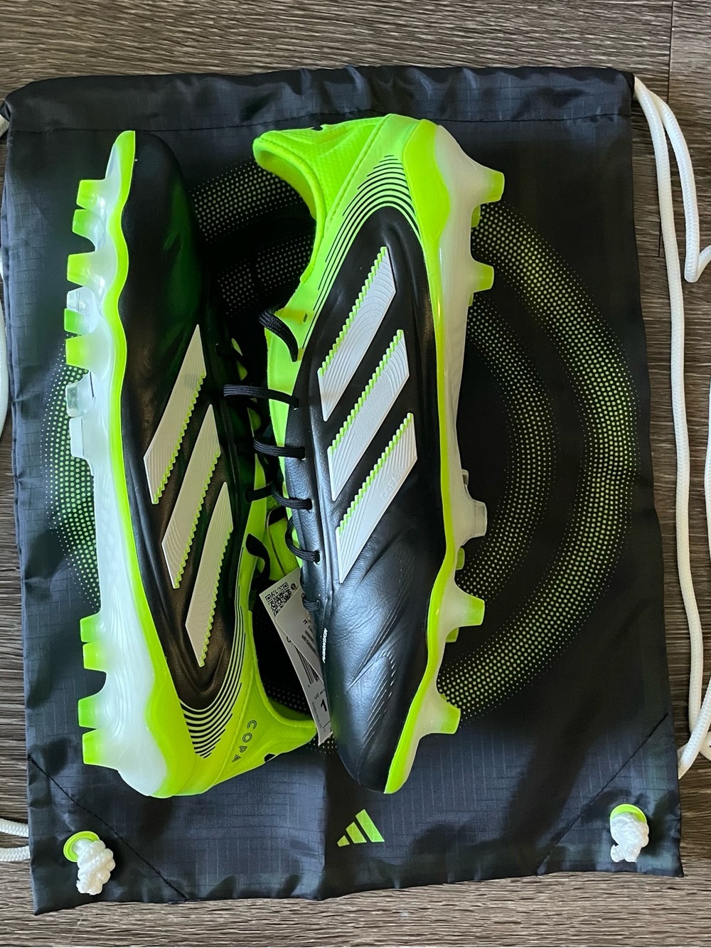 Adidas Copa Pure III Elite FG JH6304 - Core Black Yellow - Size 11